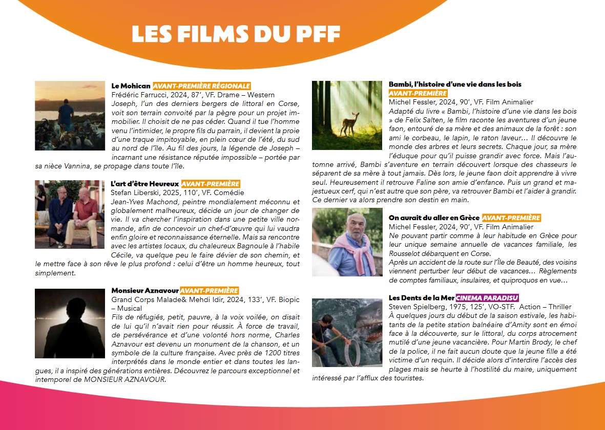 Portivechju film festival • 20, 21 et 22 septembre